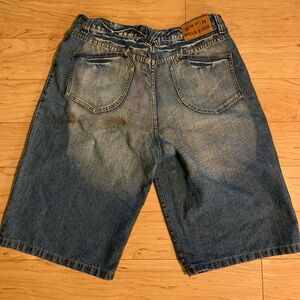 80 MPH Speed Navy Blue Jorts